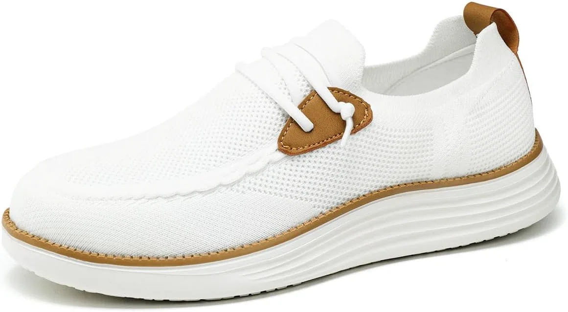 

Мужские повседневные лоферы, слипоны для прогулок, стильные кроссовки, сетчатые деловые оксфорды, рабочая обувь с легкой мягкой подошвой, zapatos Wrezatro, белый