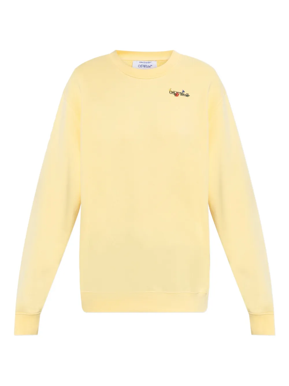 

Свитшот с круглым вырезом и принтом в виде стрел OFF-WHITE, желтый