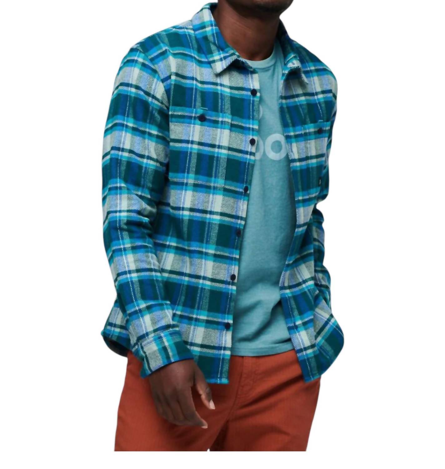 

Рубашка Mero Flannel в клетку Deep Ocean cotopaxi, цвет deep ocean plaid