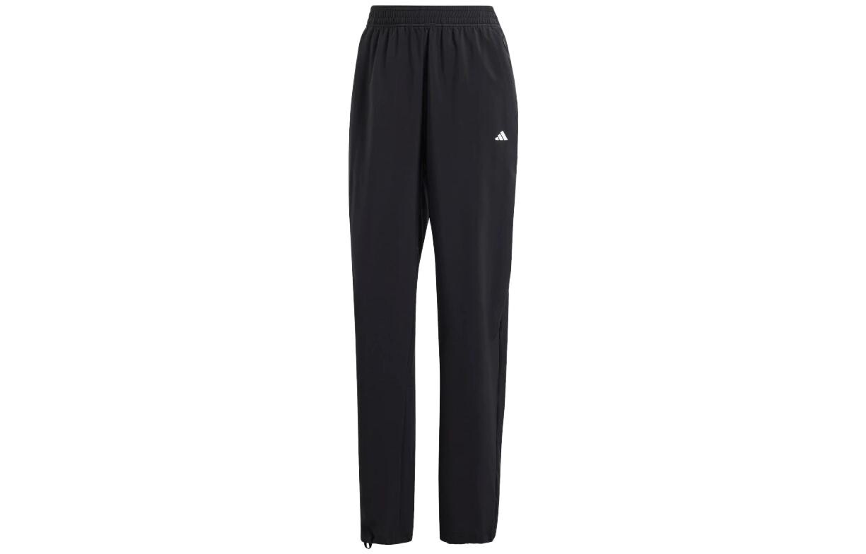 

Трикотажные спортивные штаны женские черные Adidas