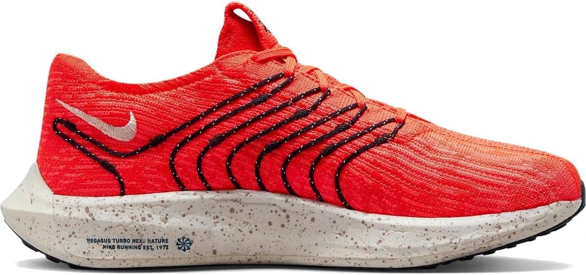 Мужские беговые кроссовки Nike Pegasus Turbo, белый/алый — фото 3