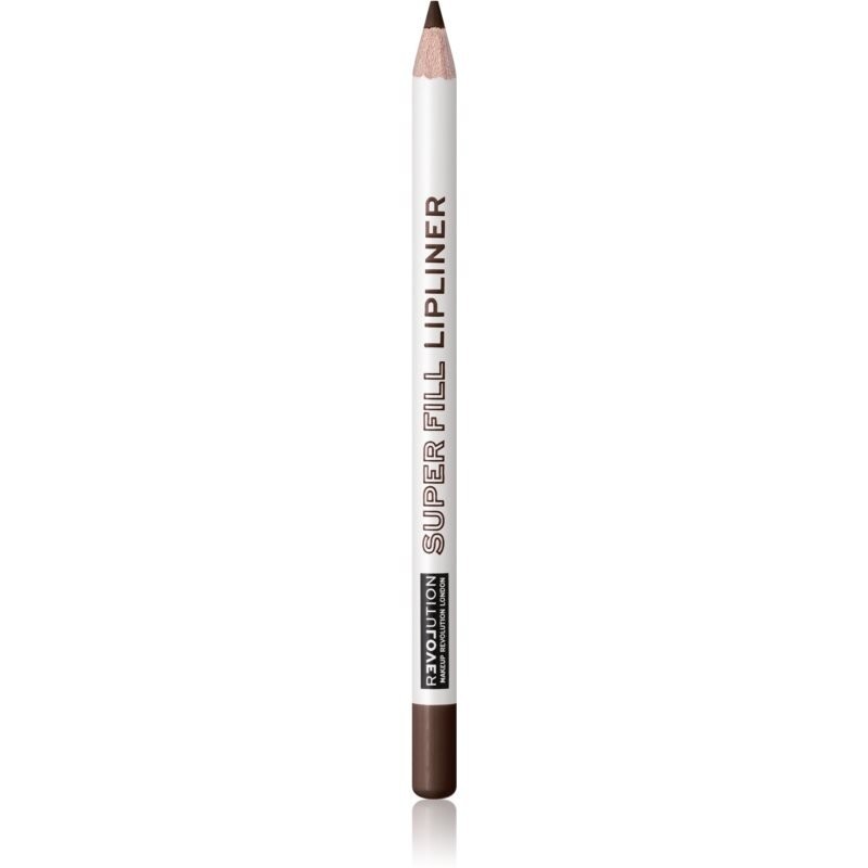 

Makeup Revolution, Карандаш для губ Relove Super Fill Shade Wonder (темно-коричневый), 1 г