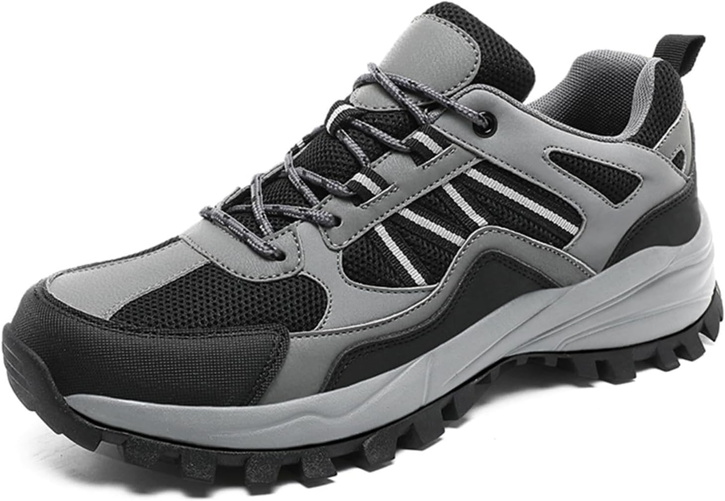 

Мужские походные кроссовки для ходьбы, кроссовки, беговые кроссовки, противоскользящая дышащая обувь для треккинга, кемпинга и путешествий Generic, серый