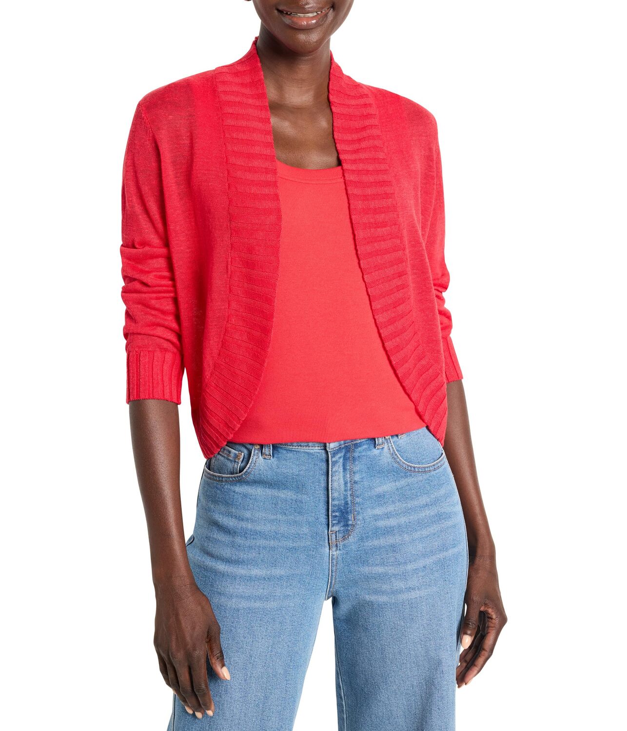 

Свитер NIC+ZOE Bolero Cardigan, Haute Red