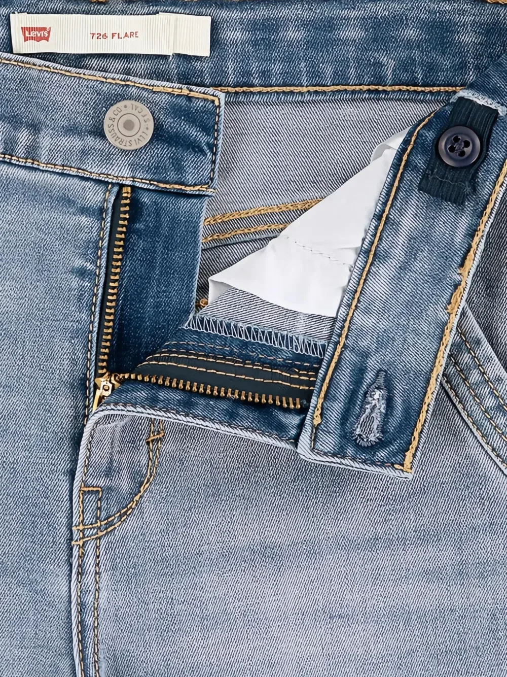 Джинсы расклешенные Levi'S Kids, синий — фото 4
