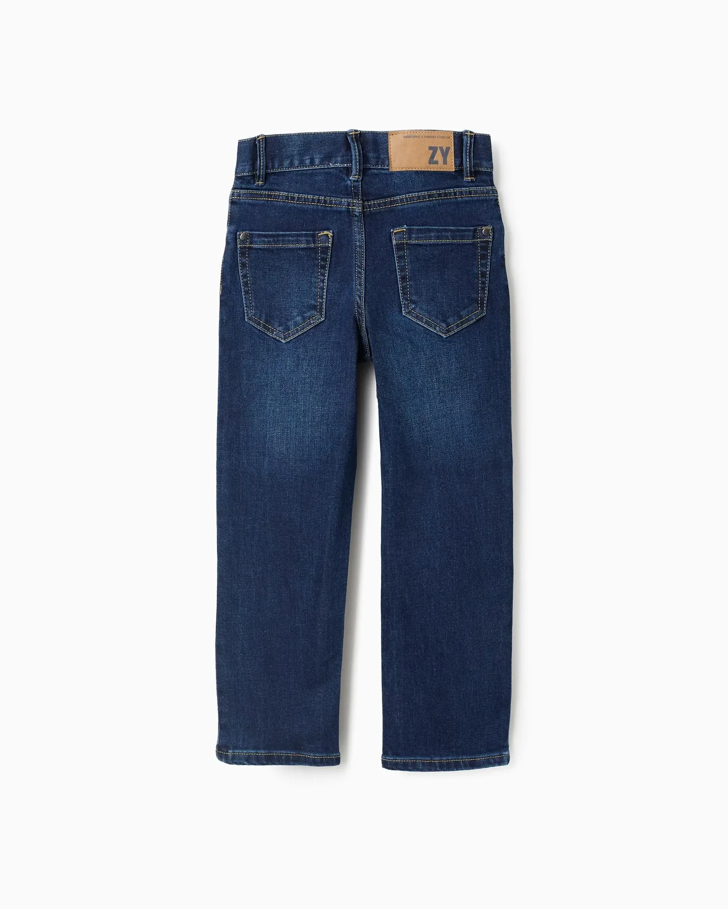 Детские джинсы прямого кроя с регулируемым поясом Zippy, Azul Denim — фото 2