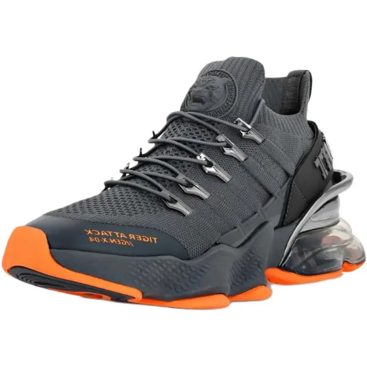 PLEIN SPORT Кроссовки Tiger Attack Gen X 04 Low top Casual Unisex Gray — фото 4