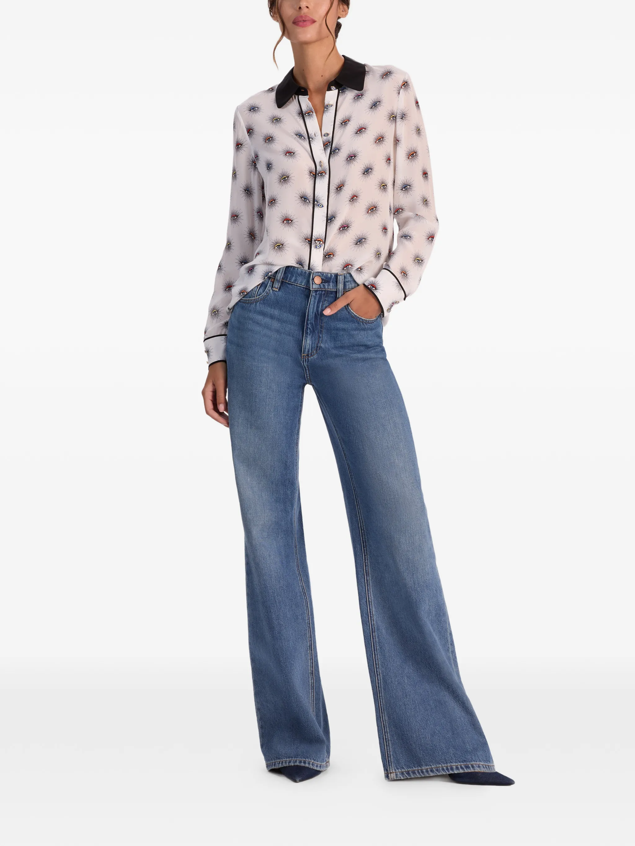 

Рубашка Willa Alice + Olivia, белый