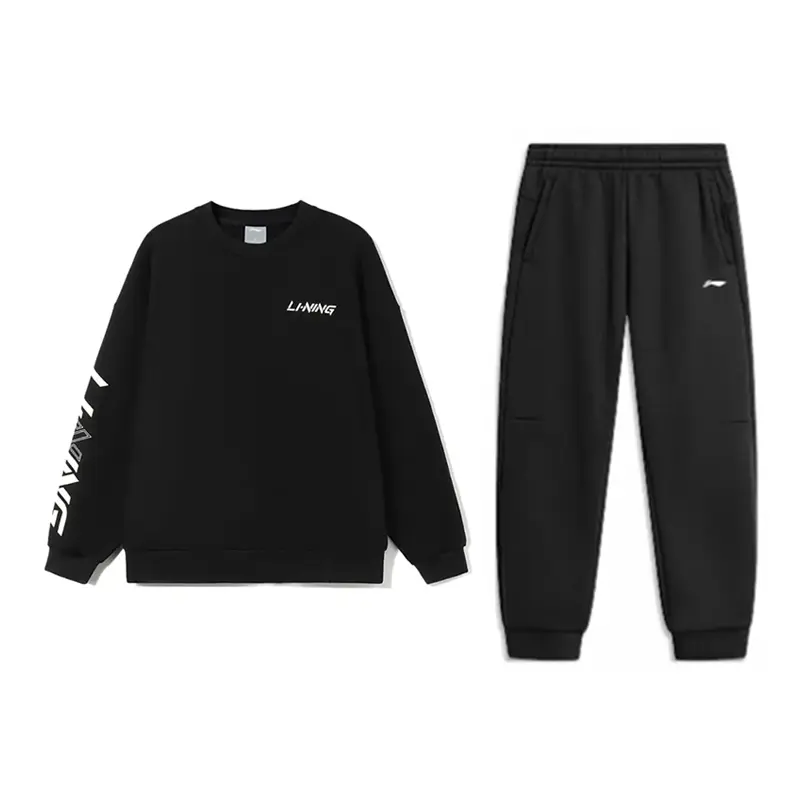 

LINING Повседневная спортивная одежда Unisex Black+Black