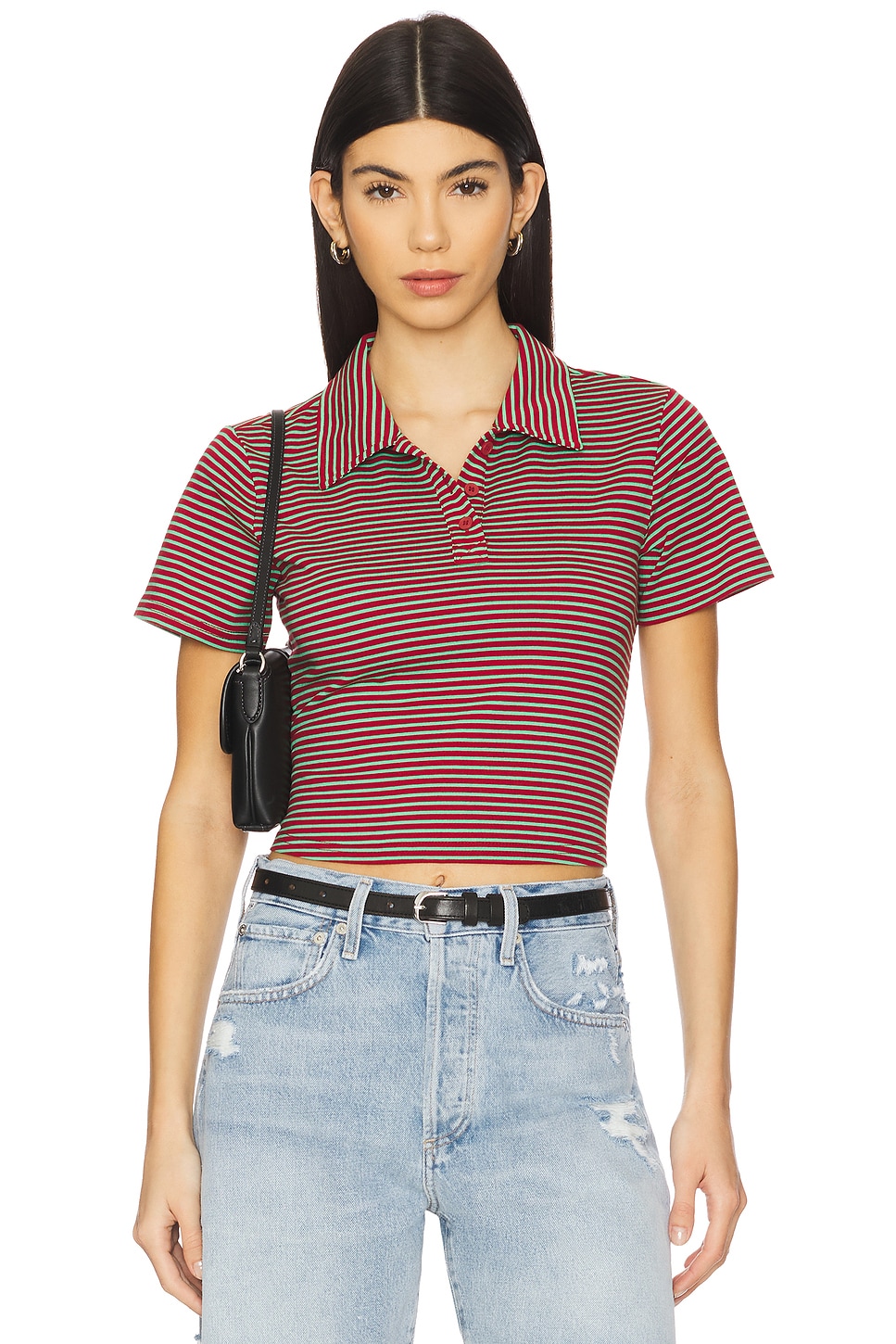

Топ Bronin Superdown, red stripe