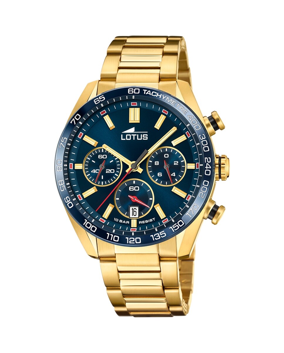 

Мужские часы 18917/4 Chrono из стали золотого цвета LOTUS, золотой