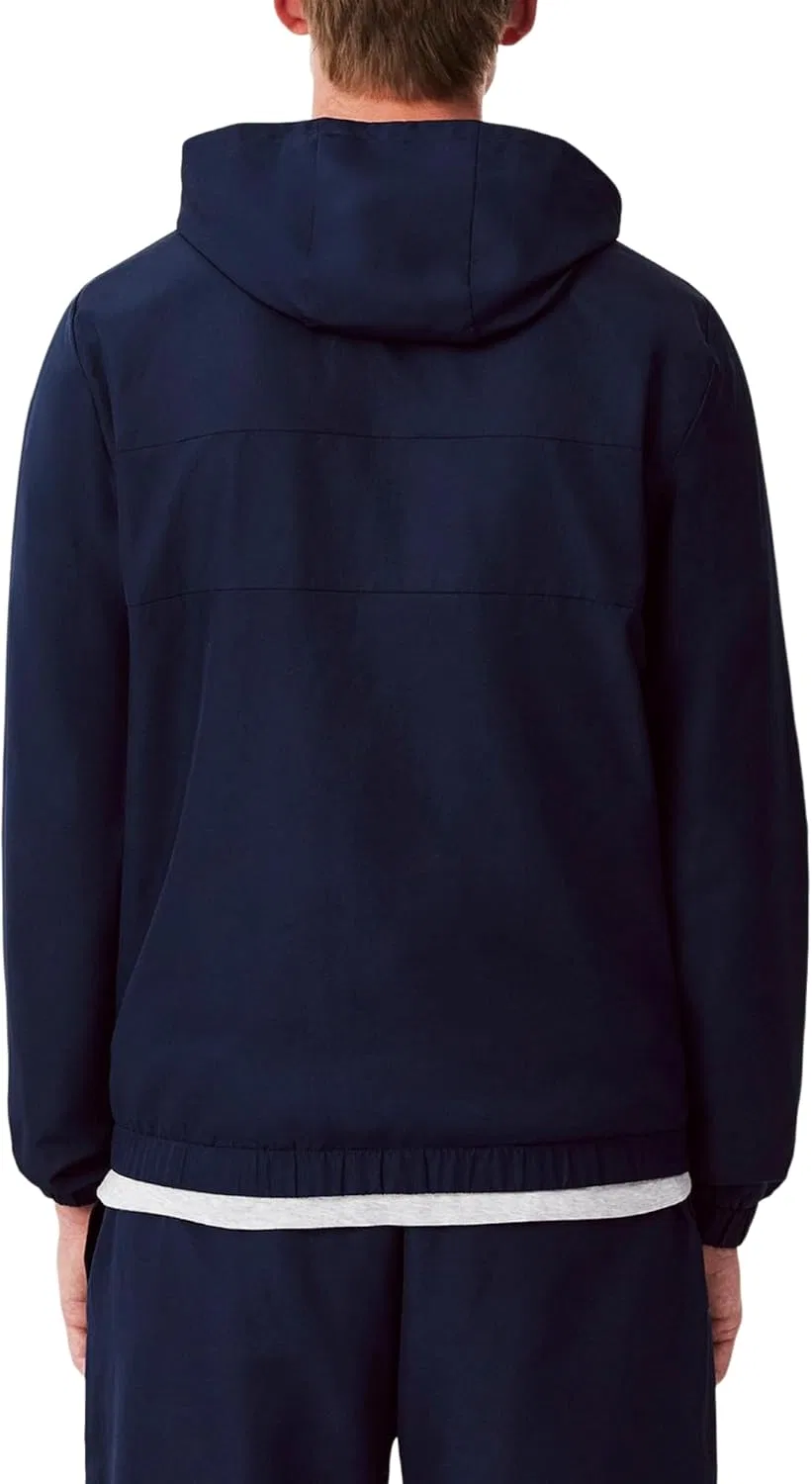 Легкая мужская куртка Lacoste на молнии, Navy Blue/Navy Blue/Navy — фото 2