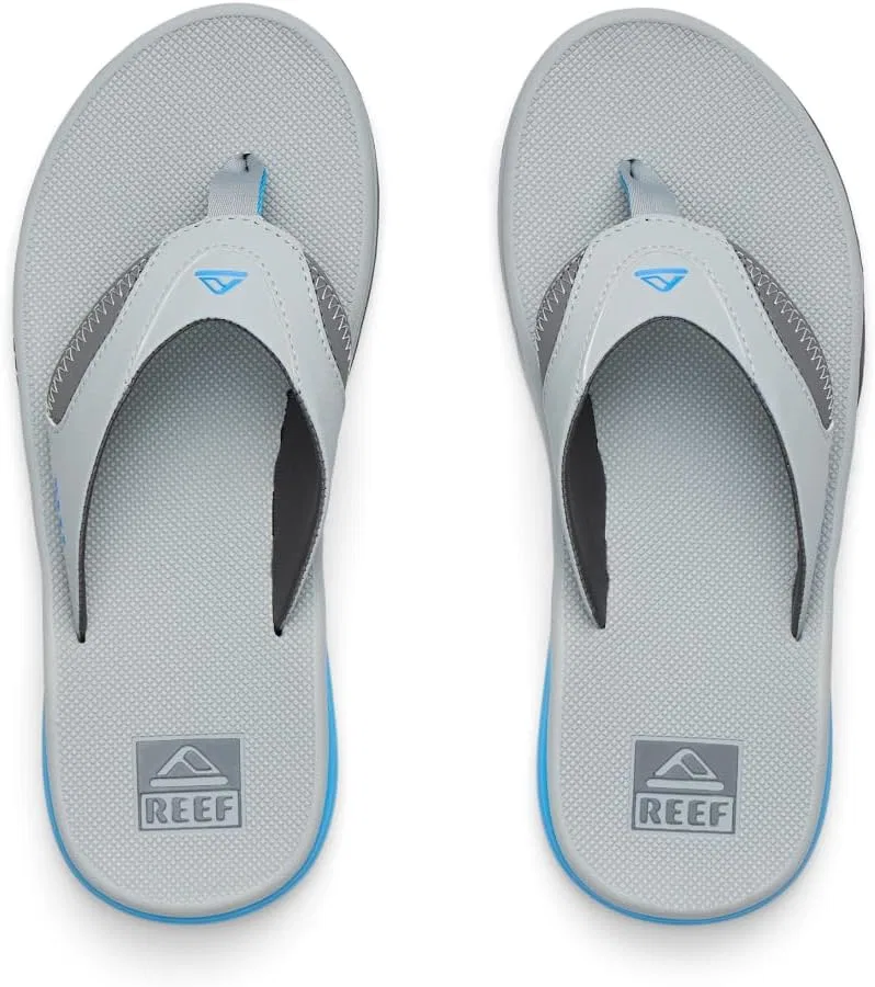 Мужские шлепанцы Reef с подушкой и веерным рисунком, Light Grey Blue — фото 3