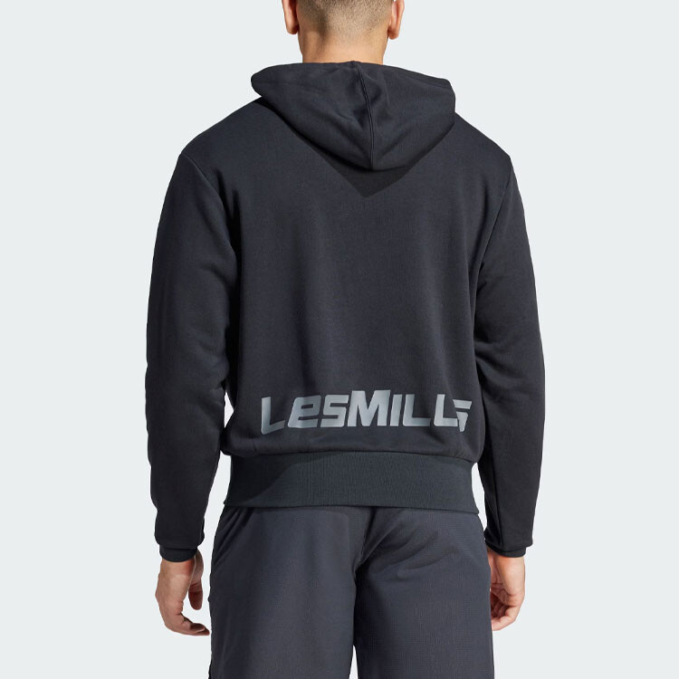 Толстовка LES MILLS унисекс черная Adidas, черный — фото 3