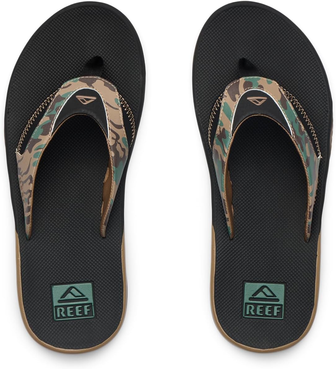 Мужские шлепанцы REEF с открывалкой для бутылок, черный — фото 2