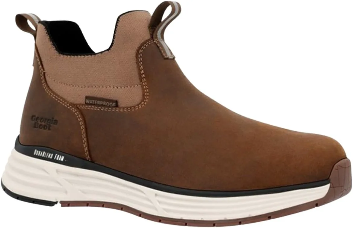 Рабочие ботинки Georgia Boot DuraBlend Sport Waterproof Chelsea, коричневый — фото 3