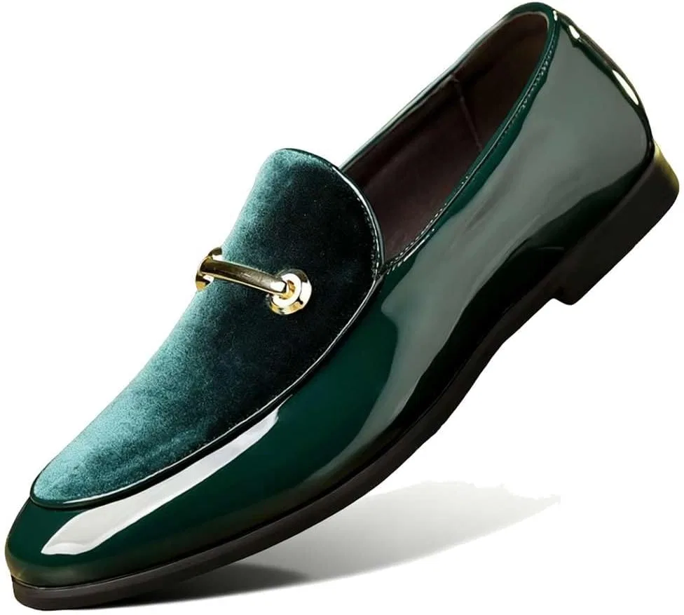 Мужские лоферы повседневные, Casual Business Shoes, зеленый mitvr
