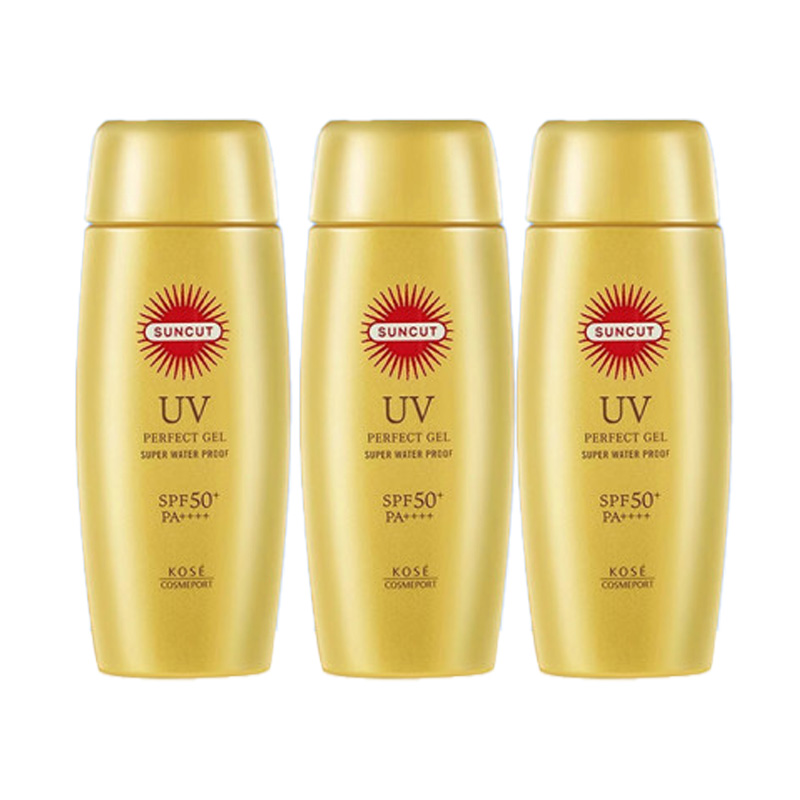 

KOSE GAOSI Suncut малый золотой флакон солнцезащитный лосьон защита от ультрафиолета waterproof sweatproof увлажняющий SPF50+PA++++ 100г/150мл
