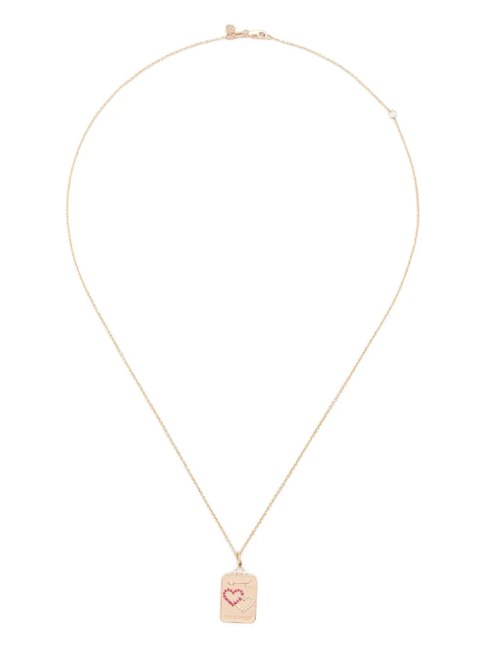 

Колье Tarot Card из желтого золота с подвеской Sydney Evan