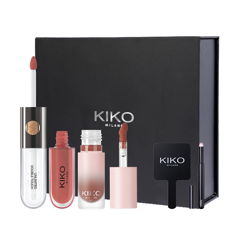 

Набор помад chao color с легким нанесением, глянцевым покрытием, матовым спреем и росистым финишем KIKO