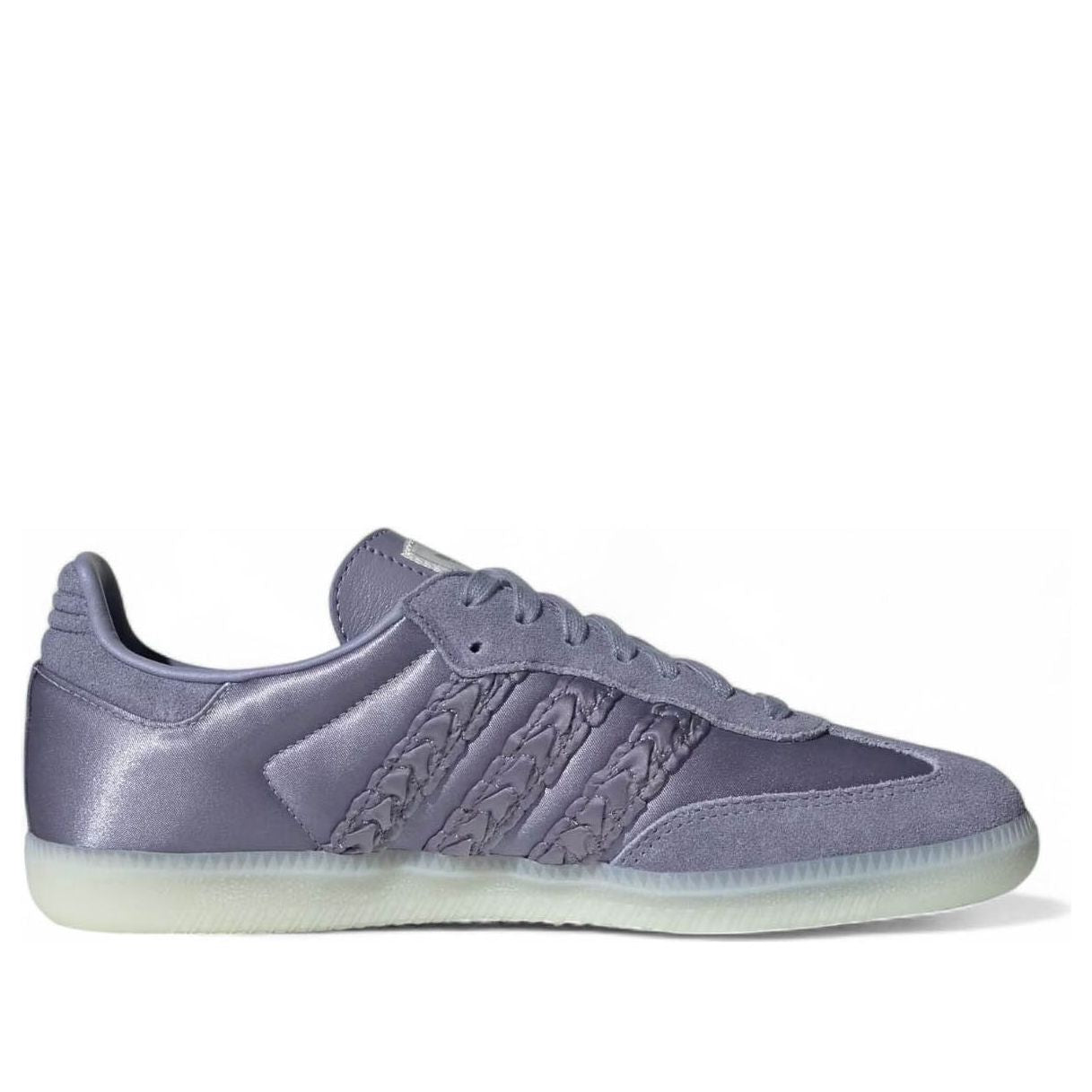 Кроссовки (WMNS) adidas Samba OG Satin 'Silver Violet' — фото 2