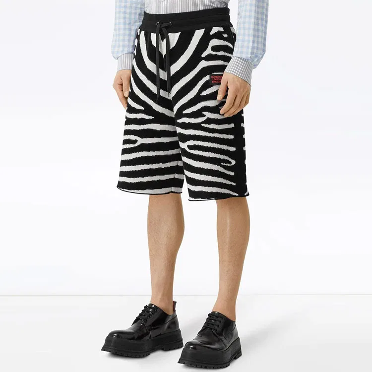 Шорты Burberry Casual Shorts мужские черный/белый — фото 4