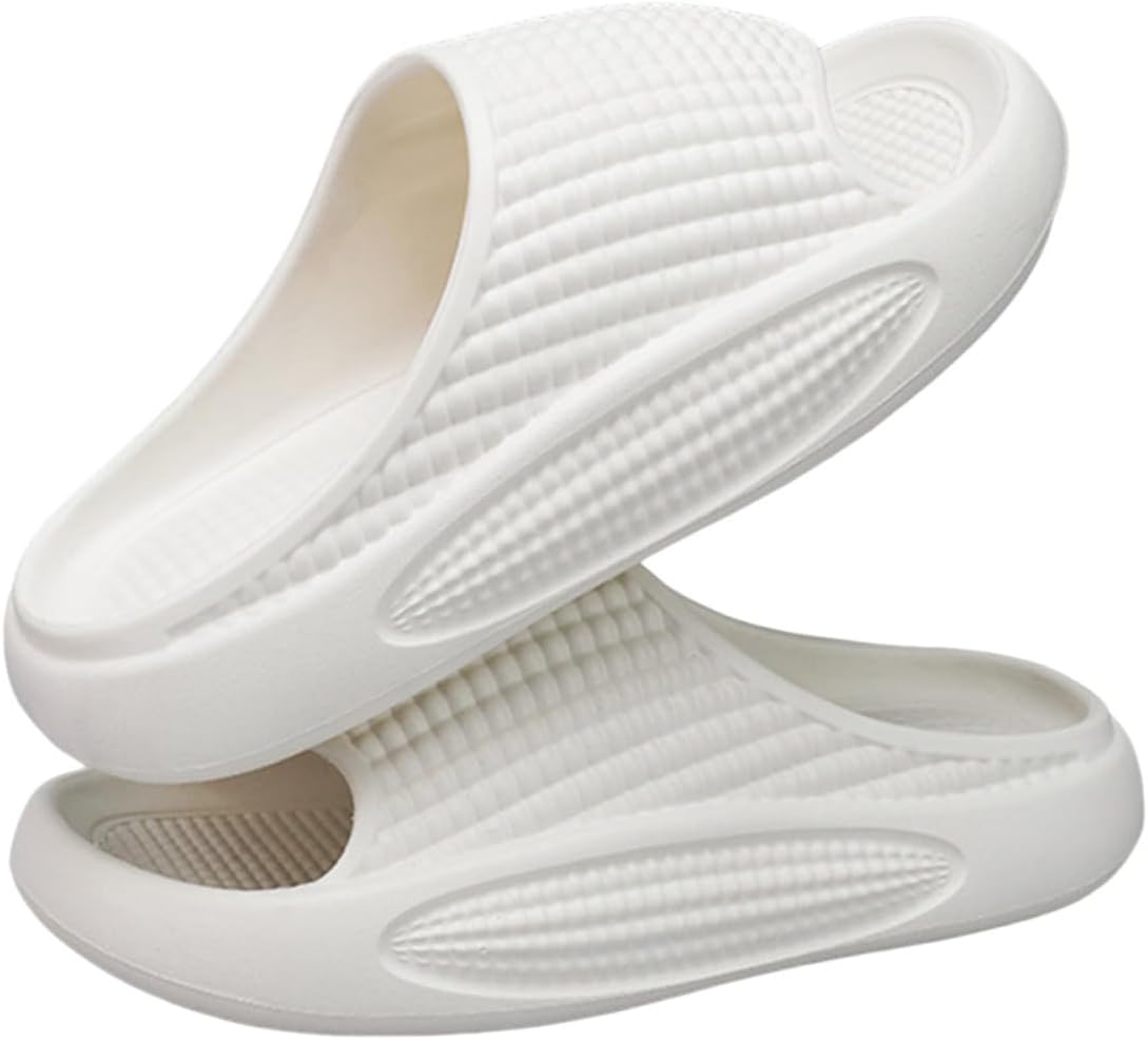 

Тапочки ZNEL в форме кукурузы для женщин и мужчин, массажная толстая подошва, нескользящие шлепанцы для душа, супер мягкие и удобные домашние шлепанцы для дома и улицы (38-39, желтые)