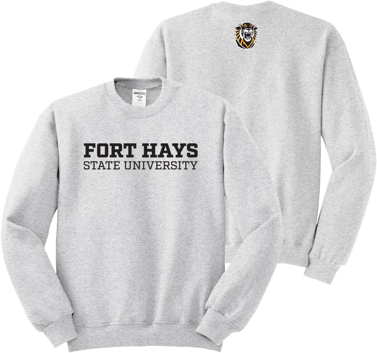 

Свитшот Fort Hays State University с логотипом FHSU спереди и тигром сзади Sorority Letters Shop
