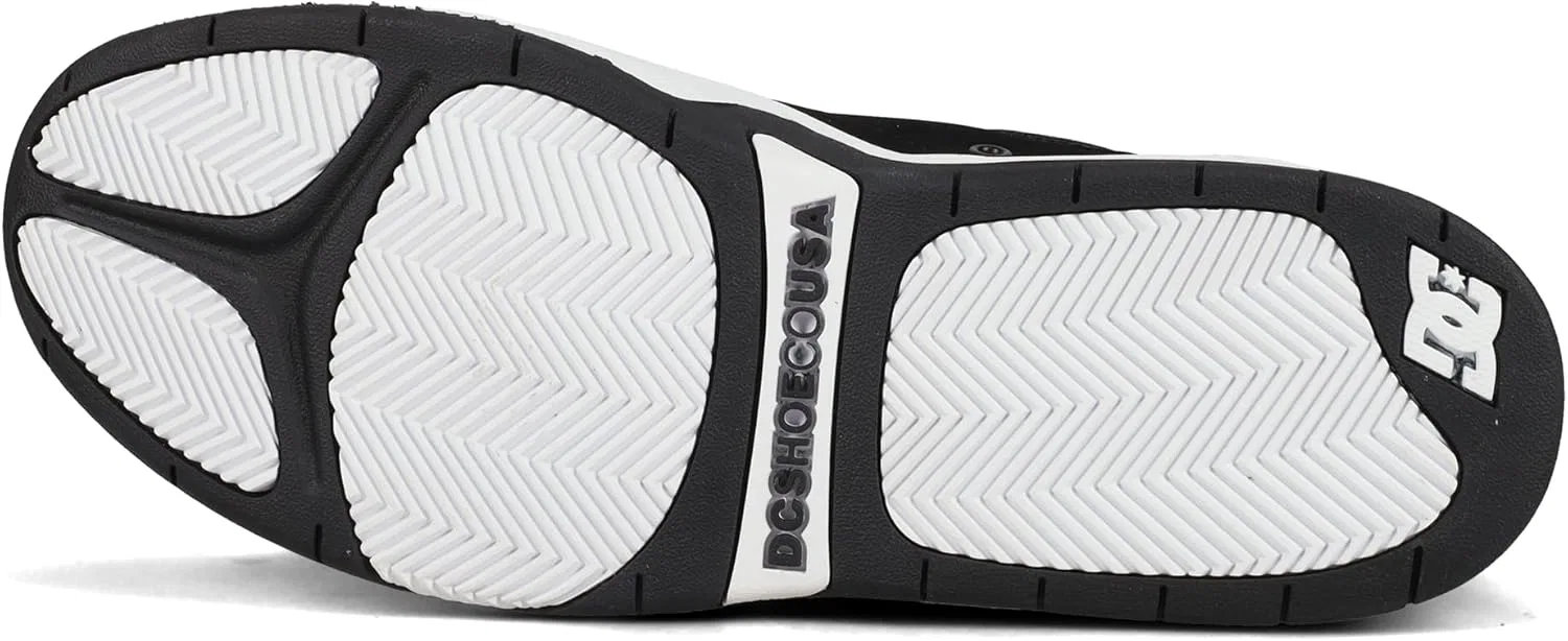 Кроссовки для скейтбординга DC Shoes Ascend, Black/Black/White — фото 4
