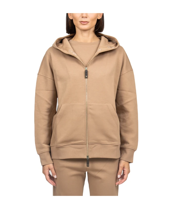 

Толстовка из хлопкового трикотажа Siena Max Mara, коричневый