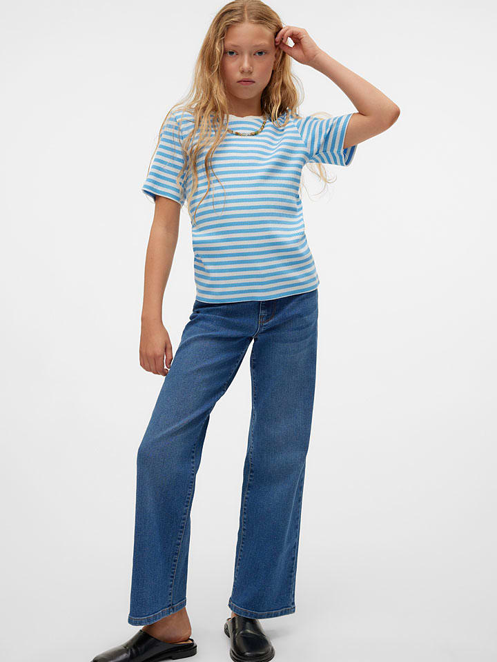

Футболка Vero Moda Girl, светло-синий