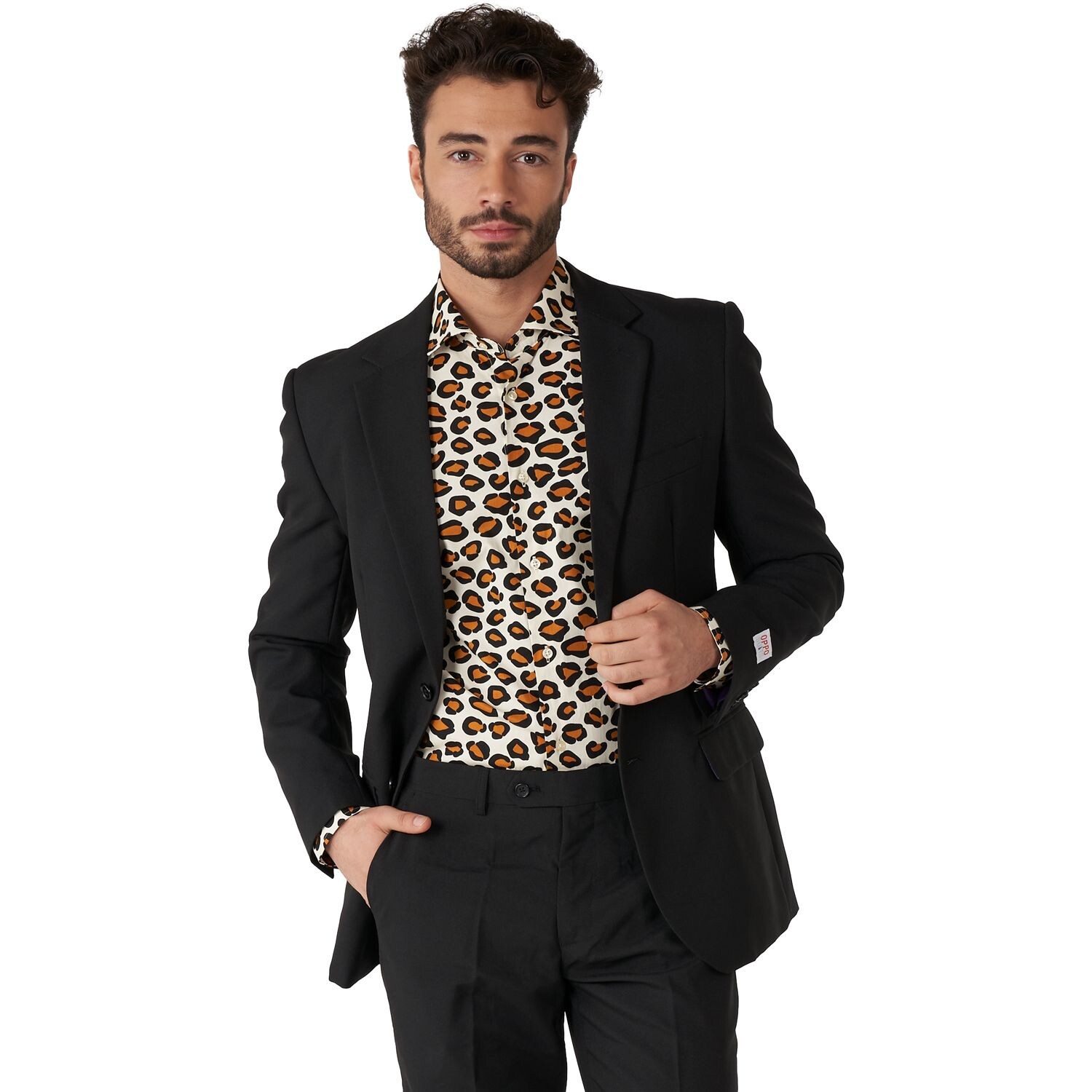 

Мужская рубашка на пуговицах с рисунком OppoSuits