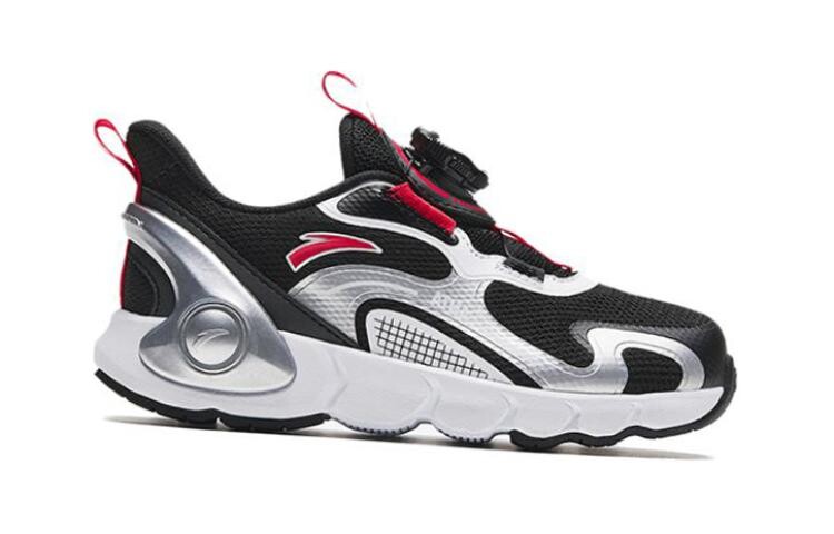 Детские кроссовки PS Low-top Black Silver Red Anta Kids — фото 2