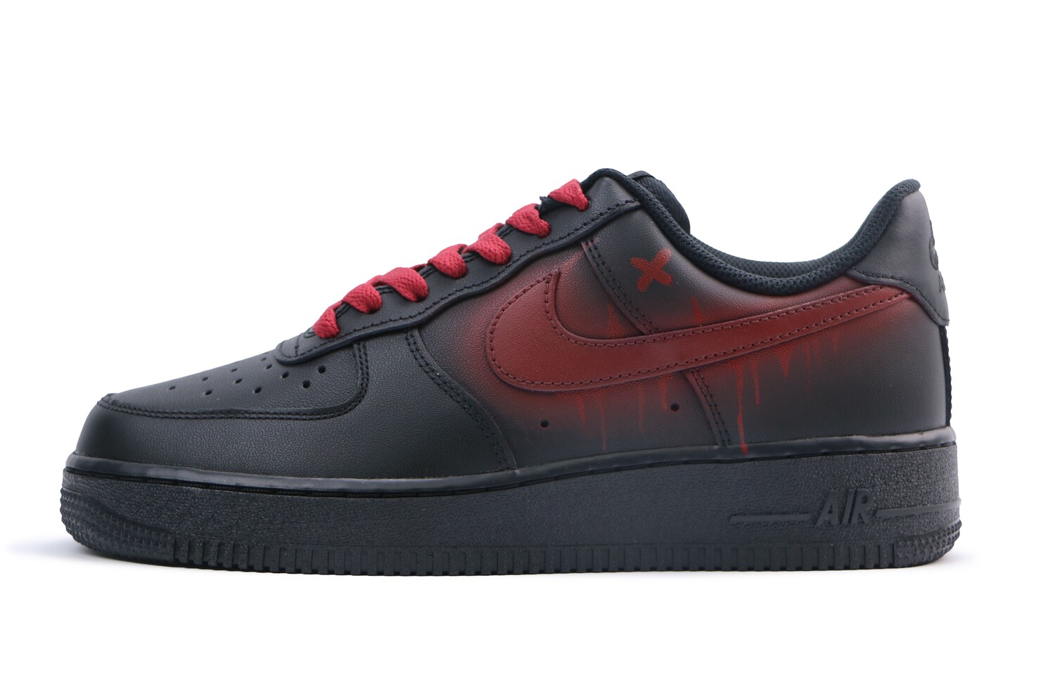

Обувь для скейтбординга Nike Air Force 1 унисекс, Black/Red