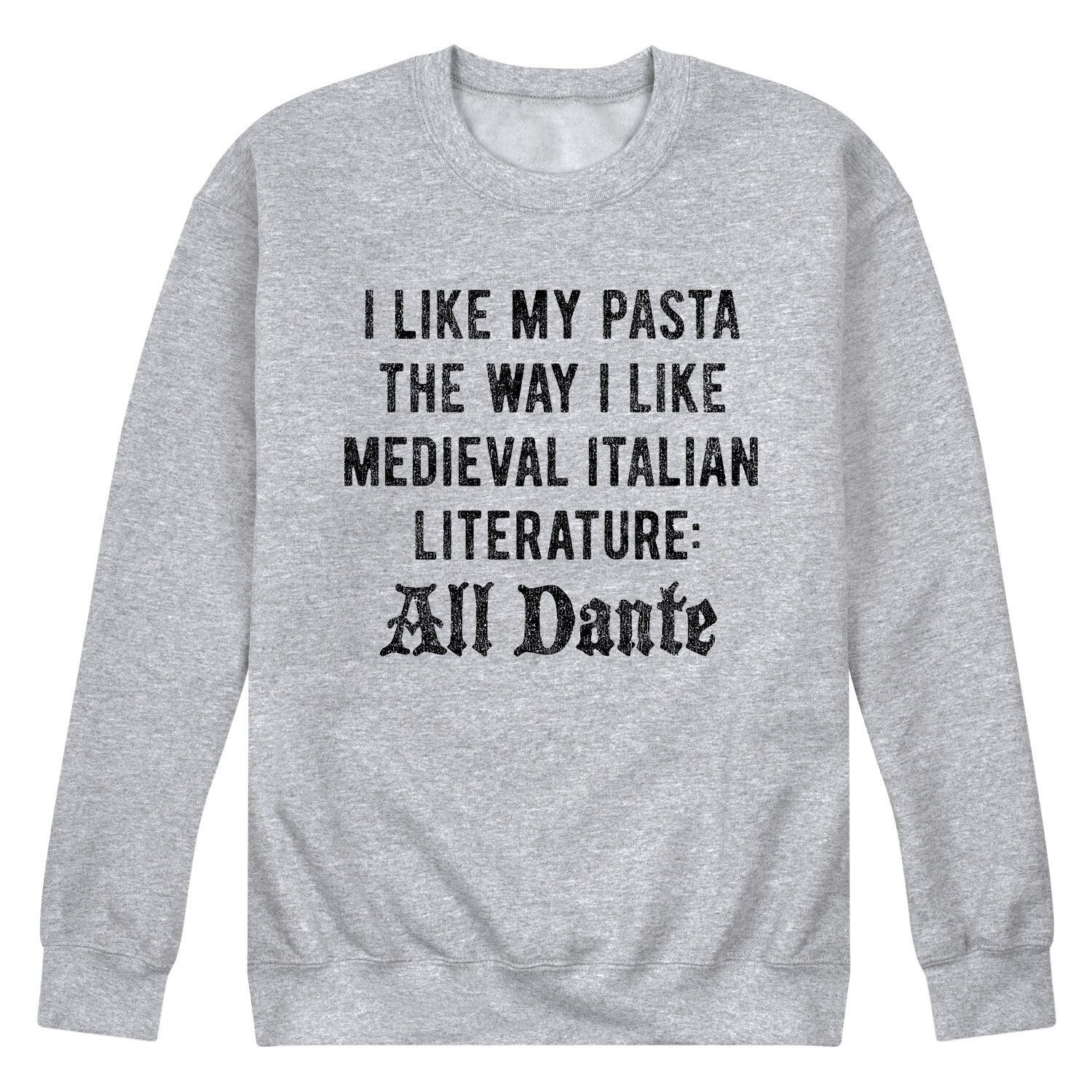 

Мужской свитшот Pasta All Dante Licensed Character