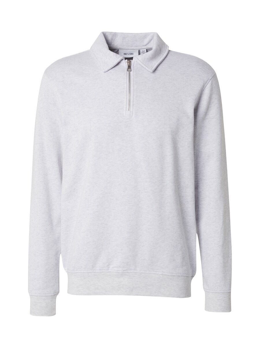

Толстовка Only & Sons DAVID, цвет Light grey/mottled grey
