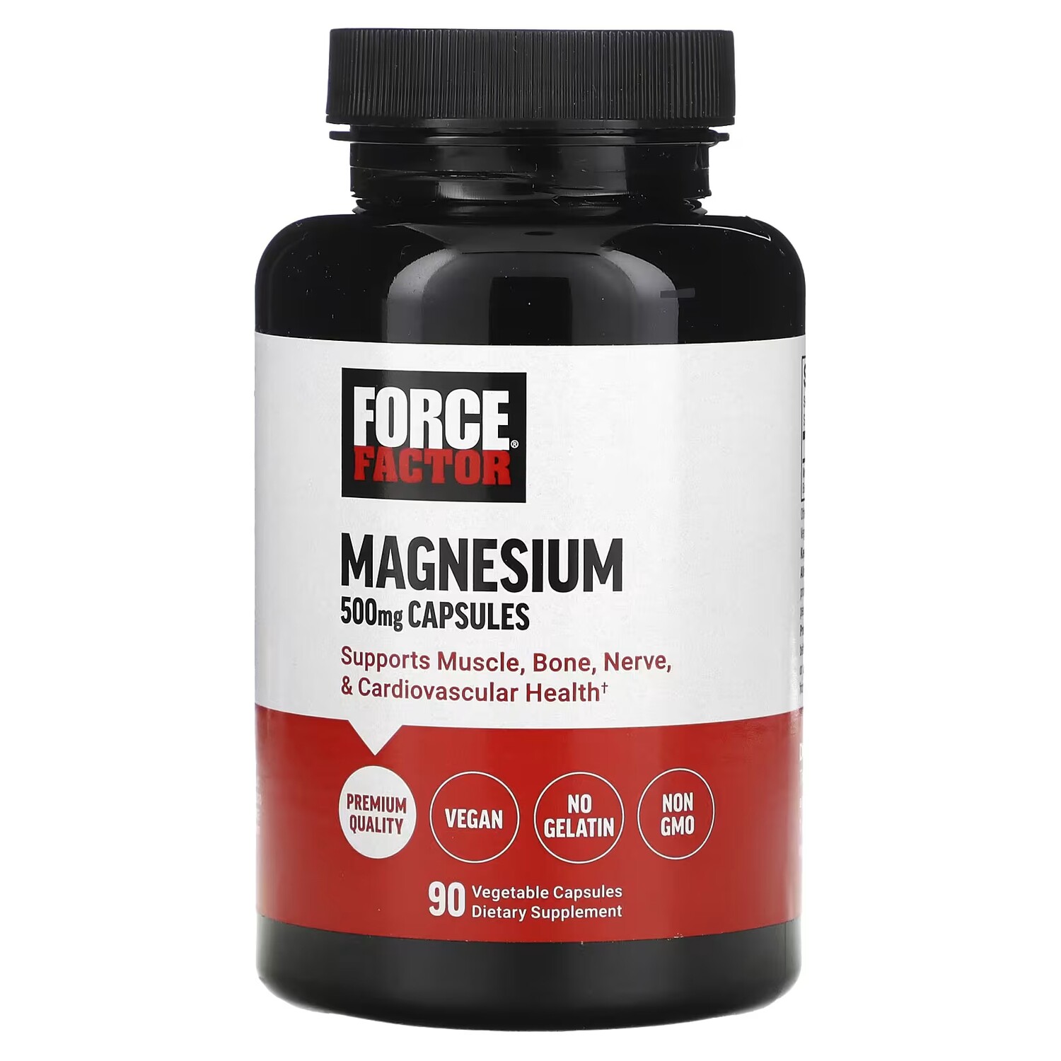 

Магний Force Factor 500 мг, 90 капсул