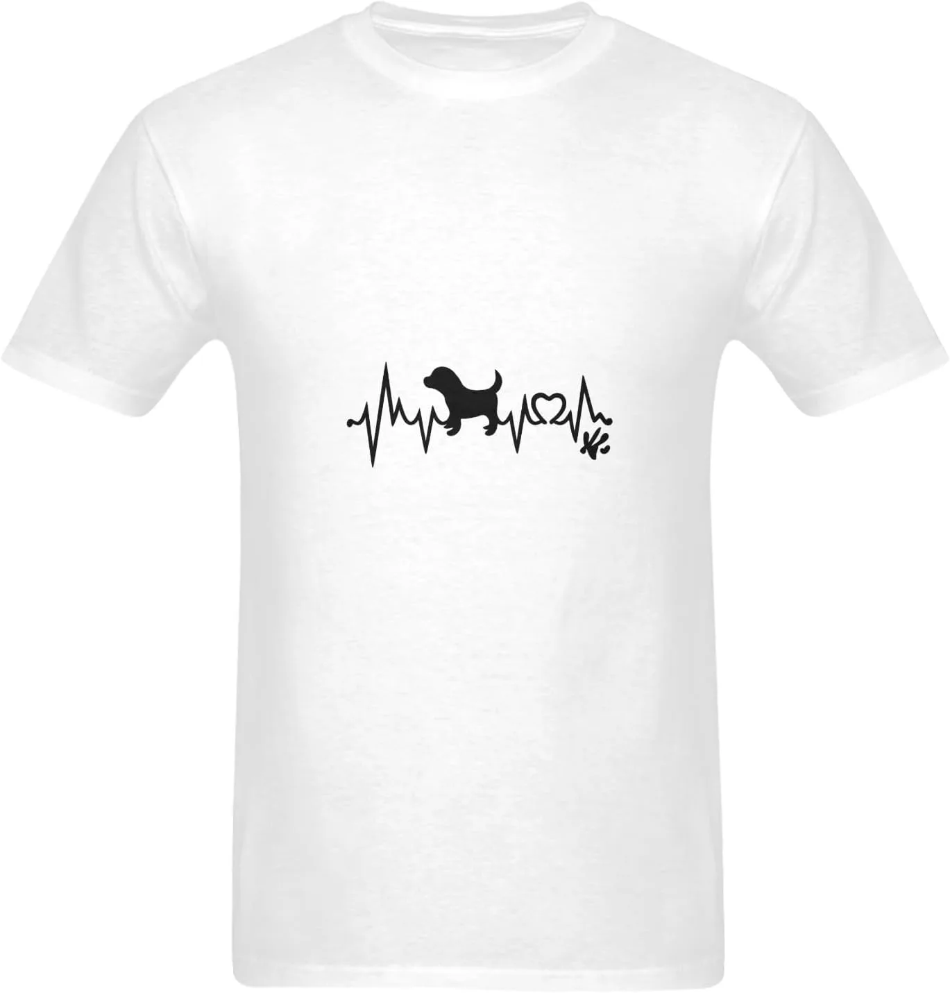 

Футболка с принтом Dog Heartbeat