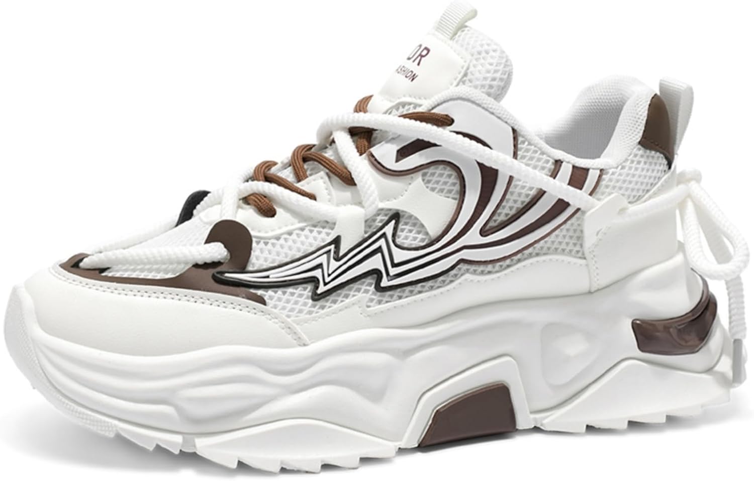 

Мужские модные кроссовки и обувь для скейтборда с толстой подошвой: удобные, противоскользящие и прочные. Идеальны для прогулок на улице и по кампусу Kpdwfms, коричневый