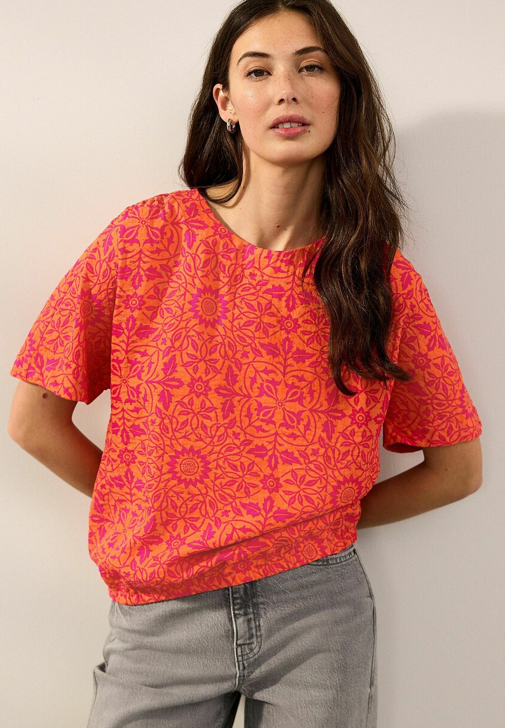 

Блуза REGULAR FIT BUBBLE HEM BOXY FIT Next, розовый