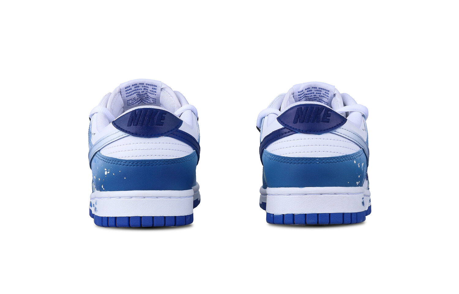 

Кроссовки Nike Dunk Skateboard Shoes Men Low-Top White, синий