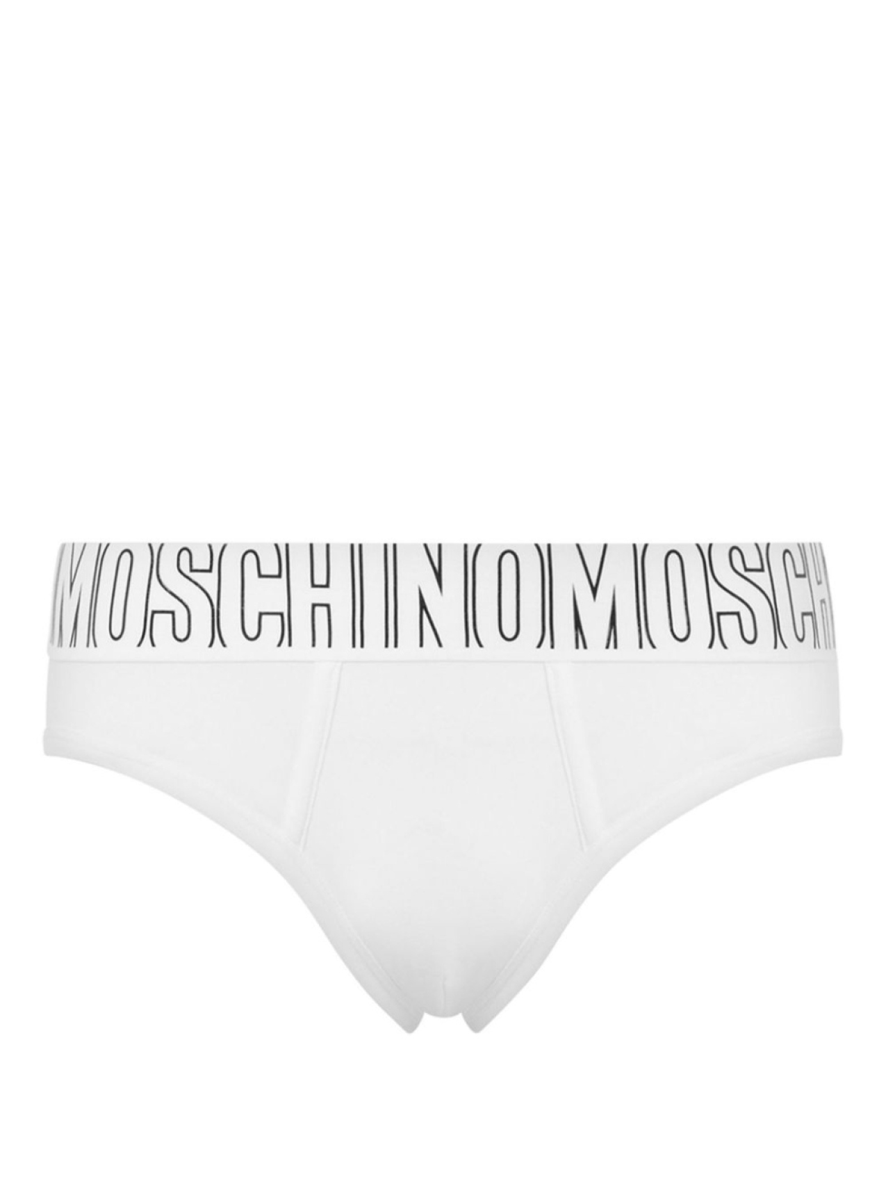 

Moschino трусы-брифы с логотипом, белый