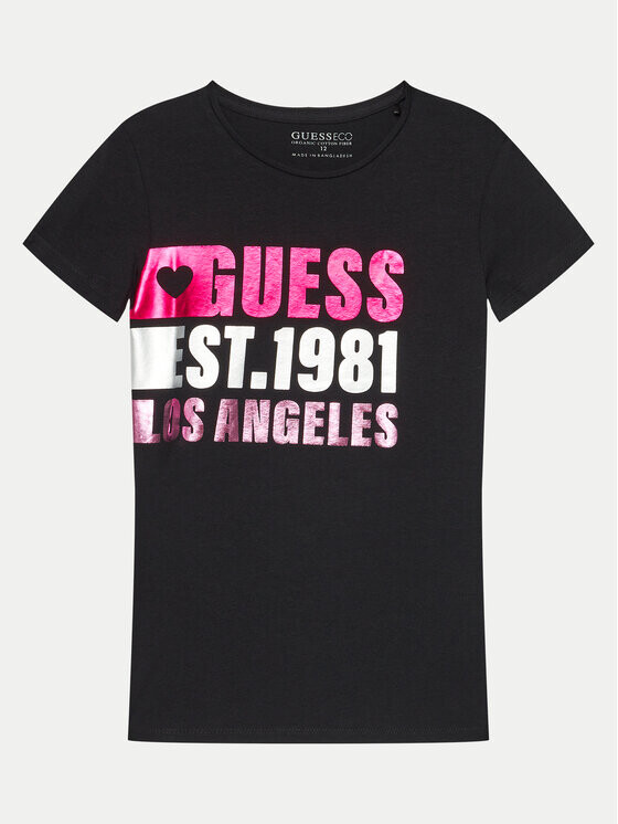 

Футболка стандартного кроя Guess, черный