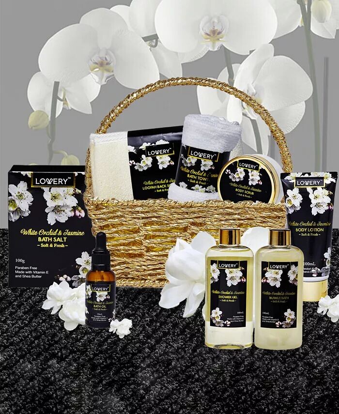 Подарочный набор для ухода за телом Home Spa Orchid Jasmine, 9 предметов Lovery — фото 3