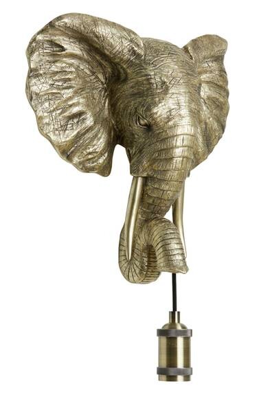 

Настенный светильник Light & Living Elephant, золотой