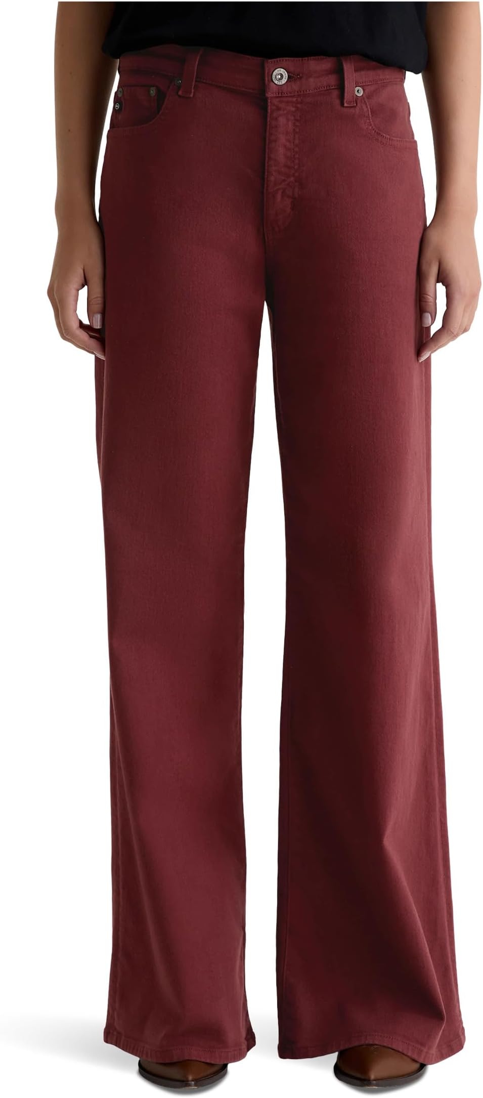 

Джинсы AG Jeans Women's Saige Mid Rise Wide Leg, Cranberry