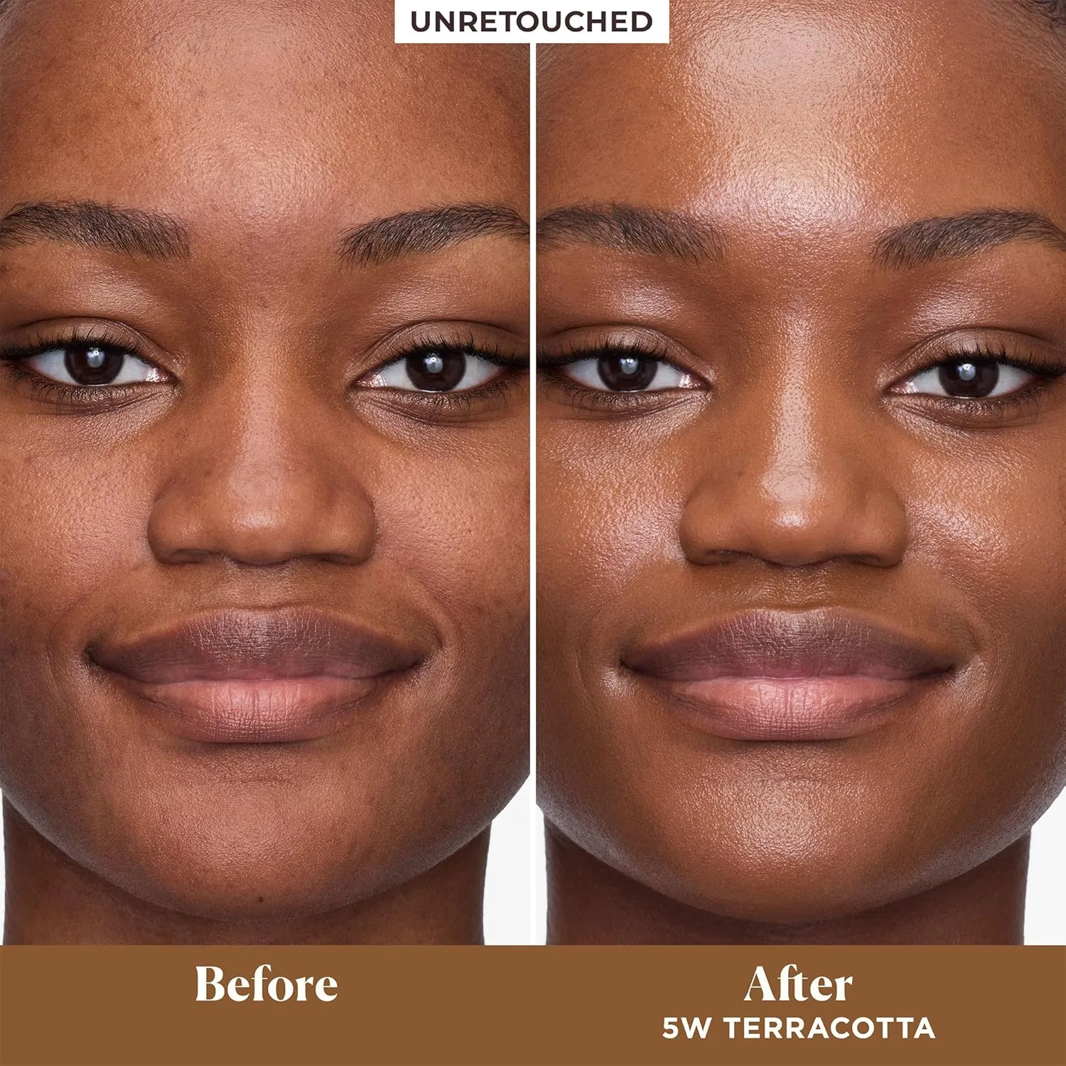Laura Mercier тонирующий увлажняющий крем Natural Dewy SPF 30, 24-часовая гидратация, оттенок 5W Terracotta и рассыпчатая пудра Translucent Loose Talc-Free Setting Powder Ultra-Blur с гиалуроновой кислотой, оттенок Medium Deep Bu — фото 3