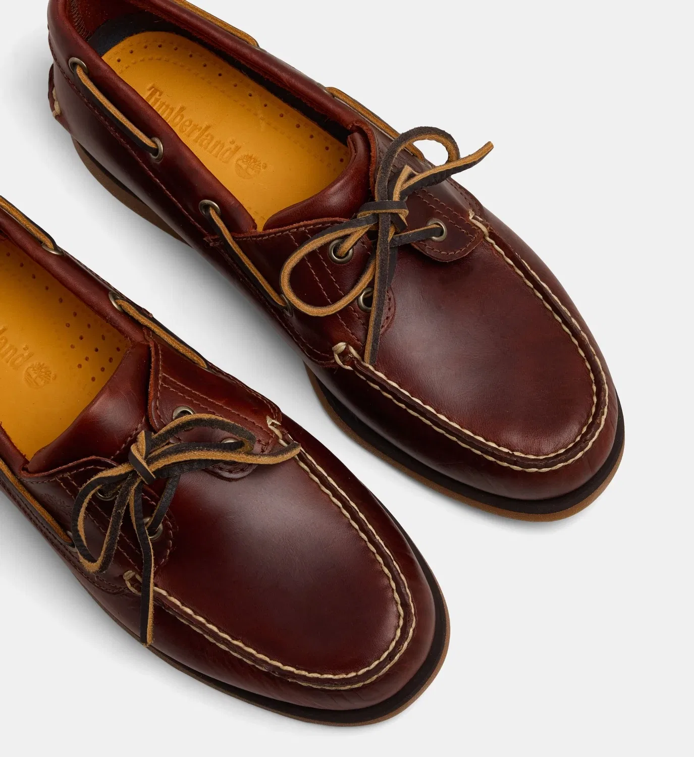 Топсайдеры Classic Boat из кожи Timberland, коричневый — фото 4