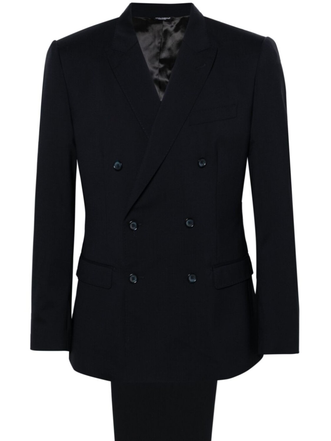 

Dolce & Gabbana твиловый двубортный пиджак, синий