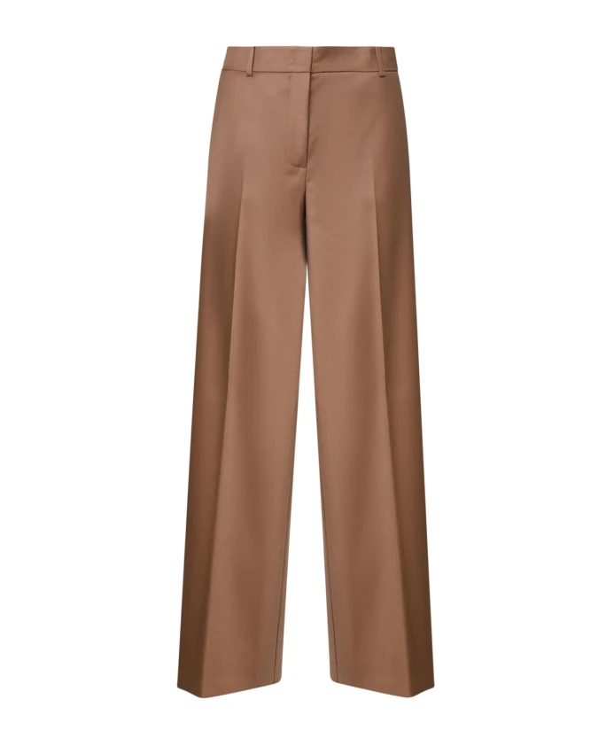 

Брюки из смесовой шерсти Pinko, коричневый